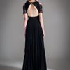 Temperley London Long Catherine Dress in Black (black/champagne) - Lyst