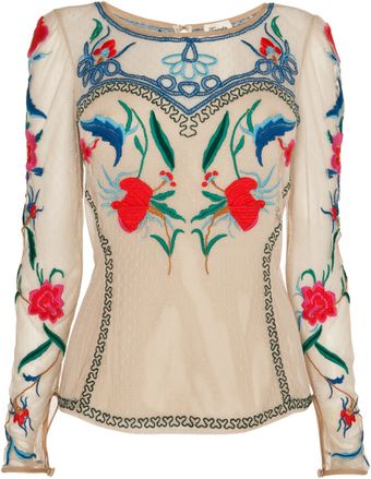 Temperley London Eliah Flower Top - Lyst