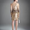 Temperley London Gold Leaf Dress in Gold - Lyst