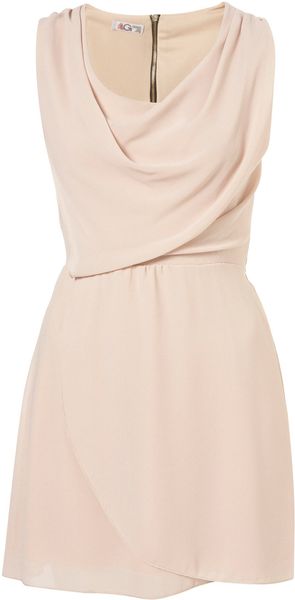 Topshop Cowl Neck Dress By Wal G - Lyst