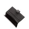 Alexander Mcqueen Black City Leather Skull Charm Wallet in Black - Lyst