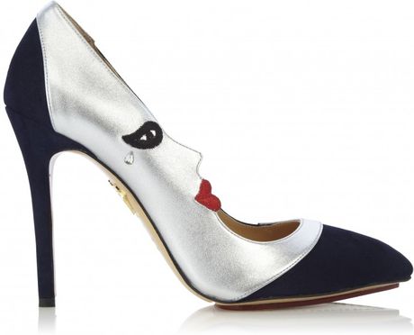 Charlotte Olympia Luna in Silver - Lyst