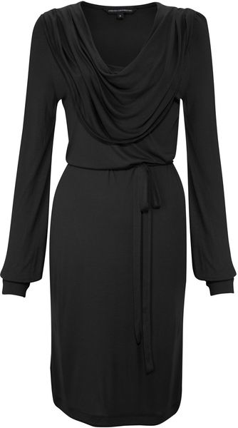 French Connection Winter Meadow Ls Cowl Neck Tie Waist - Lyst