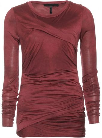 Isabel Marant Cassia Draped Top - Lyst