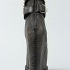Jeffrey Campbell The Zidler Shoe in Black Distressed Silver in Black - Lyst