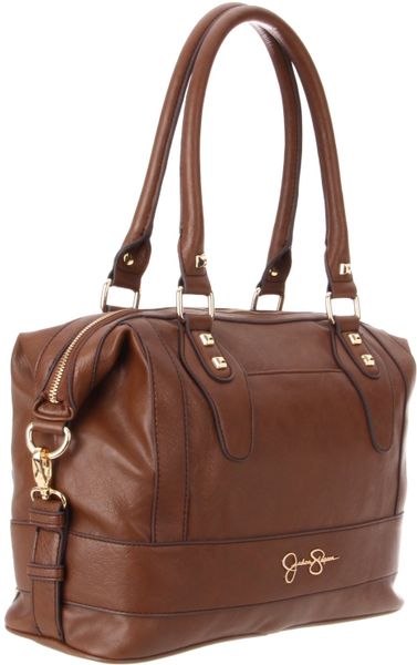Jessica Simpson Jessica Simpson Avril Satchel in Brown (walnut) Jessica Simpson Jessica Simpson Avril Satchel in Brown (walnut)