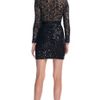 Marchesa  Sequin Embroidered Top in Black - Lyst