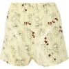 Marni Printed Silk Shorts in Yellow (lemon) - Lyst