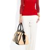 Reed Krakoff Contrast Sleeve Wool and Silk Sweater in Red - Lyst