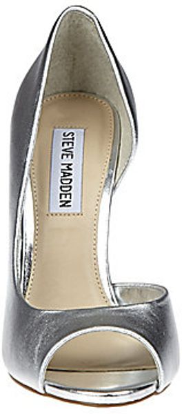 festive silver steve madden