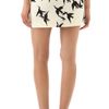 Tibi Paloma Print Peplum Skirt in White (ivory) - Lyst