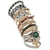 Topshop Wild Thing Bumper Ring Pack in Silver (mixed metal) - Lyst