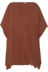 Vince Ribbed Wool and Cashmere-Blend Poncho