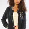 Wesc The Laika Fleece Varsity Jacket in Navy in Blue (navy) - Lyst