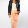 Wesc The Laika Fleece Varsity Jacket in Navy in Blue (navy) - Lyst