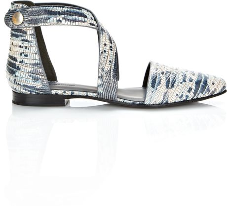 Alexander Wang Tabea in Animal (dark argon) - Lyst