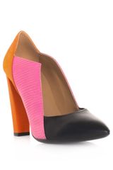 Balenciaga Tricolour Cutout Shoes