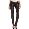Balmain Leather Moto Pants in Black - Lyst