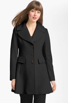 Fleurette Single Breasted Wool Coat - Lyst