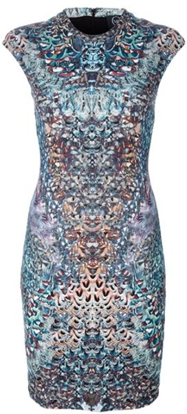 McQ by Alexander McQueen Kaleidoscope Print Dress - Lyst