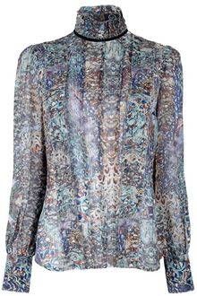 McQ by Alexander McQueen Silk Blouse - Lyst