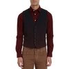 Rag & Bone Grosvenor Waistcoat in Black for Men - Lyst