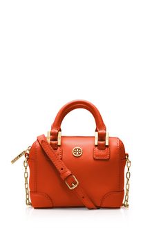 Tory Burch Robinson Shrunken Satchel - Lyst