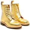 Dr. Martens Metallic Nappa Leather Boot in Gold - Lyst