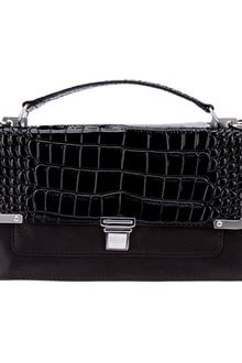 Sonia By Sonia Rykiel Envelope Croc Shoulder Bag - Lyst