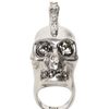 Alexander Mcqueen Punk Skull with Swarovski Ring in Silver - Lyst