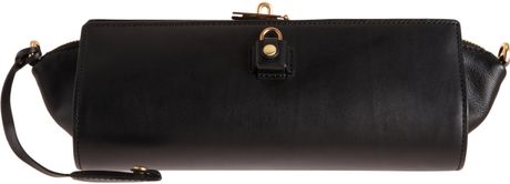 Alexander Wang Pelican Clutch in Black (gold) - Lyst