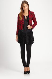 Alice + Olivia Joella Graphic-Print Blazer - Lyst