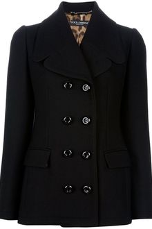 Dolce & Gabbana Short Peacoat - Lyst