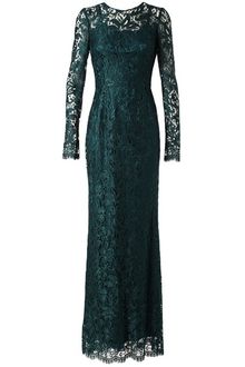 Dolce & Gabbana Lace Gown with Slip - Lyst