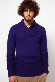 G-star Raw Jumper with Shawl Collar - Lyst