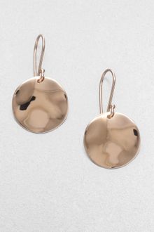 Ippolita Sterling Silver 18k Gold Disc Drop Earrings - Lyst