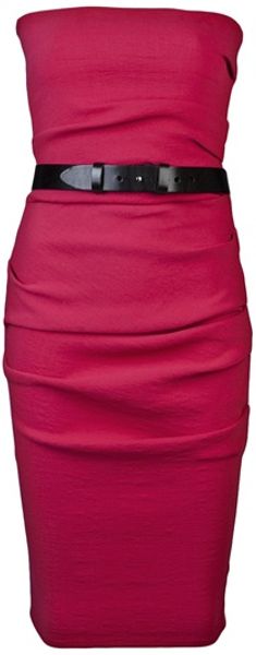 La Petite Salope Ruche Tube Dress - Lyst
