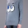 Markus Lupfer Cartoon Eye Sweater in Gray (grey) - Lyst
