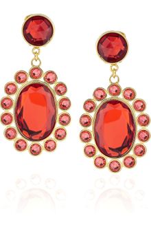 Miu Miu Crystal Clip Earrings - Lyst