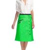Rag & Bone Dakar Skirt in Cracked Leather in Green - Lyst