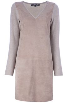 Ralph Lauren Black Label Twotone Dress - Lyst