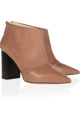 See By Chloé Suede and Leather Ankle Boot