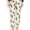 Tibi Paloma Printed Cropped StraightLeg Pants in White (ivory) - Lyst