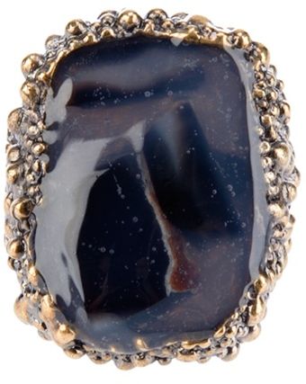 Yves Saint Laurent Stone Ring - Lyst