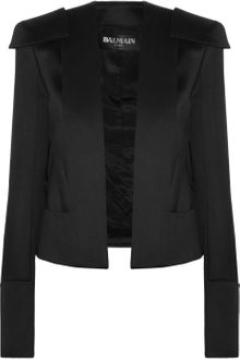 Balmain Structured Wool Jacket - Lyst