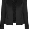Balmain Structured Wool Jacket in White (black) - Lyst