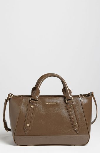 Burberry Prorsum Patent Leather Tote - Lyst