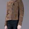 Burberry Prorsum Military Jacket in Brown - Lyst