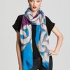 Diane Von Furstenberg Hanovar Scarf in Blue (shaded chain blue) - Lyst