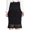 Dolce & Gabbana Lace Panel Skirt in Black - Lyst